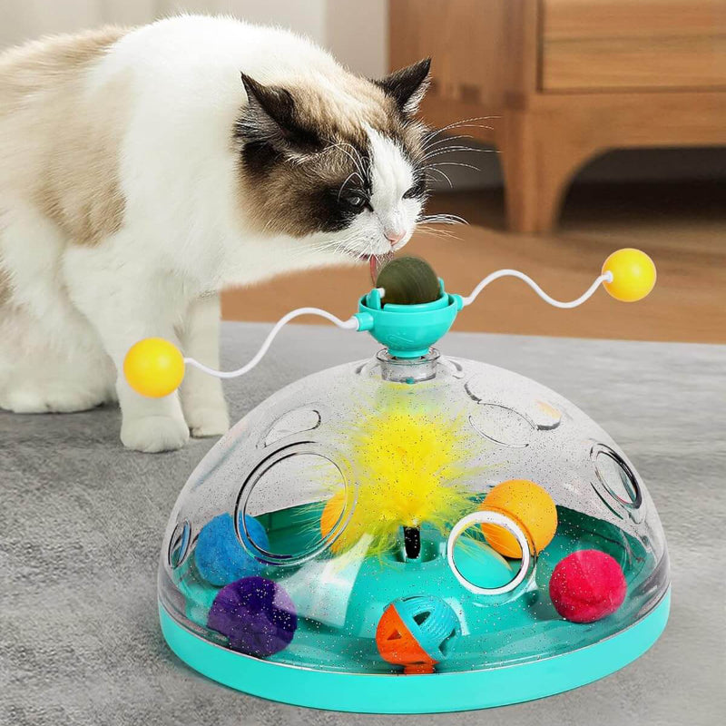 WhirlPlay - Windmill Interactive Multifunctional Cat Teaser Toy