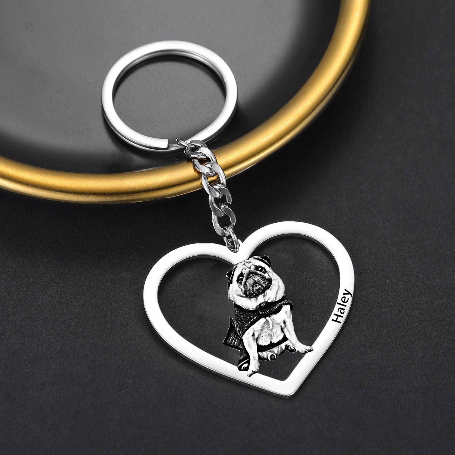 PetJingle - Life-Like Personalised Dog Keychain