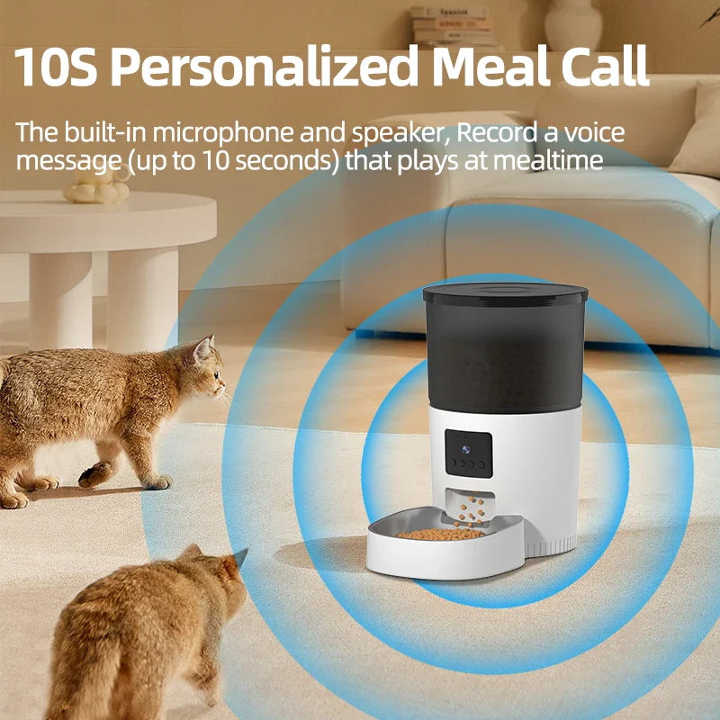 ROJECO - Food Dispenser with a PetSmart Voice Recorder and Camera