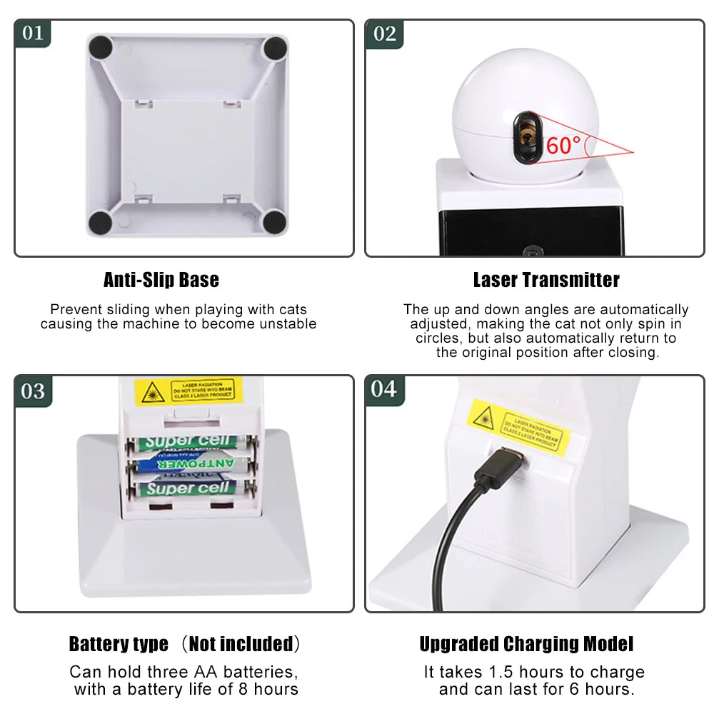 The Felino™ Laser Toy - Automatic Cat Exercise Laser Toy